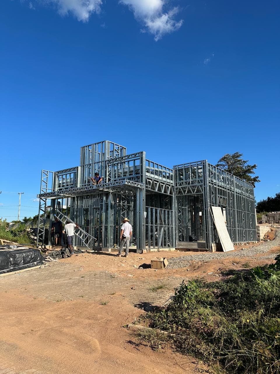 Estrutura em Steel Frame em Encruzilhada/RS